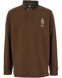 Polo Ralph Lauren - Polo "Classic Fit" Con Colletto A Coste E Ricamo Log - Lyst