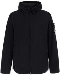 Stone Island - Soft Shell Jacket Tech Fabric Polyester Coat - Lyst