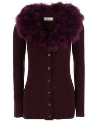 Blumarine - Knitwear With Round Neck And Long Sleeves - Lyst