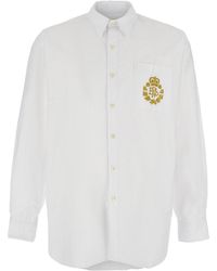 ERL - Striped Shirt Woven With Collar And Long Sleeves - Lyst