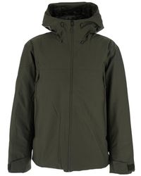 The North Face - Jacket With Drawstring Hood - Lyst