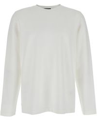 Theory - 'Ryder' Crewneck T-Shirt With Long Sleeves - Lyst
