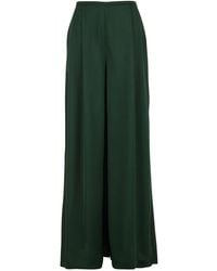 Norma Kamali - High-Waisted Wide-Leg Trousers - Lyst