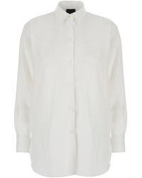 Le Plain - Shirt With Classic Collar And Long Sleeves - Lyst