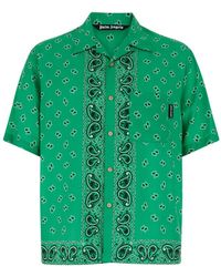 Palm Angels - Bowling Shirt With Paisley Print - Lyst