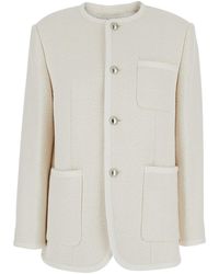 DUNST - Crew-Neck Jacket With Three Front Pockets - Lyst