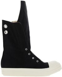 Rick Owens - Sneakers With Oversize Tab - Lyst