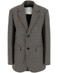 DUNST - Classic 2 Button Wool Blazer With Notched Revers And Pockets Bei - Lyst