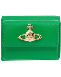 Vivienne Westwood - Trifold Wallet With Orb Detail - Lyst
