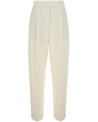Rohe - 'Daria' Pants With Single Pleat On The Front And Tapered Le - Lyst