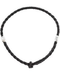 Bottega Veneta - Metallic Bracelet With Intrecciato Design And Sliding Closure - Lyst