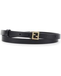 Fendi - Belt 1.5 Cm Ff Bold - Lyst