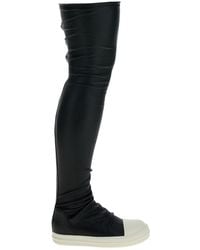 Rick Owens - Knee-High Sneakers With Platform - Lyst