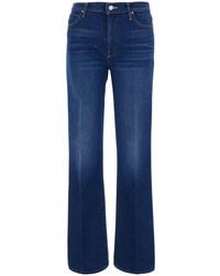 Mother - 'The Kick It Jeans' Jeans With Flared Leg And Logo Patch O - Lyst