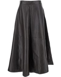 Rohe - Aline Leather Skirt - Lyst