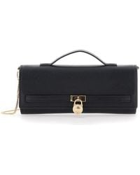MICHAEL Michael Kors - 'Hamilton Moderne' Clutch With Padlock Detail On The Front - Lyst