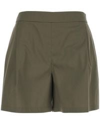 Le Plain - Shorts With Semi-Elasticated Waist And Side Clos - Lyst