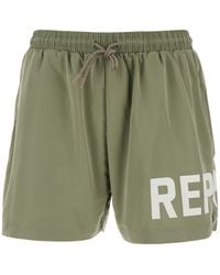 Represent - Swim Shorts With Elastic Drawstring Waist And Logo Lettering Print - Lyst