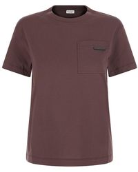 Brunello Cucinelli - Essential Crewneck T-Shirt - Lyst
