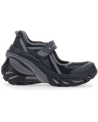 Balenciaga - Sneakers 'Mary Jane Hydra' With Wedge And Logo Lettering On - Lyst