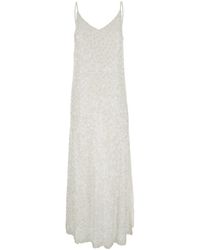P.A.R.O.S.H. - Long Dress With Sequins - Lyst