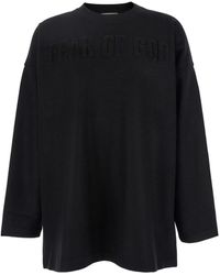 Fear Of God - Logo Patch Long Sleeve Tee - Lyst