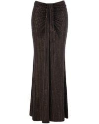 VENUJA - Crystal Maxi Skirt With Tech Fabric And Color For - Lyst