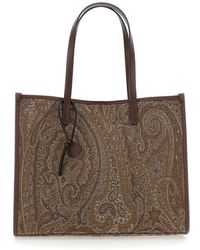 Etro - Shopping Lovtter L Jacquard Denim Con Dettagli - Lyst