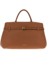 MANU Atelier - Caramel Leather Le Cambon 40 Handbag - Lyst