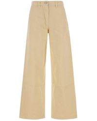 Magda Butrym - Sand Denim Jeans - Lyst