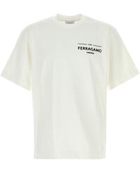 Ferragamo - Logo T-Shirts - Lyst