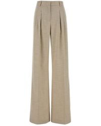 ANDAMANE - Melange Sand Stretch Twill Nathalie Pant - Lyst