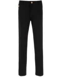 Versace - Black Gabardine Chino Pant - Lyst