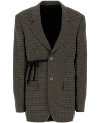 Balenciaga - Embroidered Lyocell Blazer - Lyst
