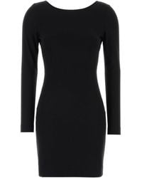 Dolce & Gabbana - Stretch Viscose Blend Mini Dress - Lyst