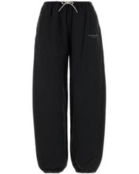 Alexander Wang - Black Tech Jersey joggers - Lyst