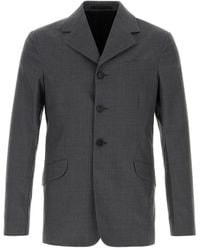 Jil Sander - Graphite Wool Blazer - Lyst