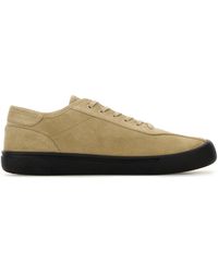 The Row - Dove Grey Suede Sneakers - Lyst