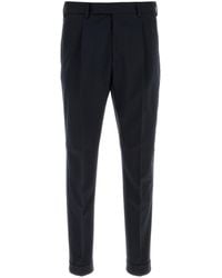 PT Torino - Midnight Blue Stretch Wool Pant - Lyst