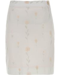 Vivienne Westwood - Floral Mini Skirt - Lyst