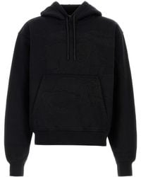 Burberry - Cotton Blend Sweatshirt - Lyst