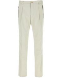 Etro - Sand Stretch Cotton Pant - Lyst