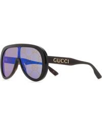 Gucci - Black Acetate Sunglasses - Lyst