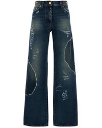 Versace - Timeless Straight-Leg Jeans With Classic Five-Pocket Design - Lyst