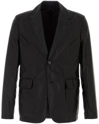 Prada - Giacca in Re-Nylon nero - Lyst