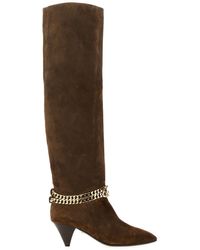 ALEVI Brown Suede Camille 055 Boots