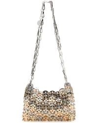 Rabanne - Borsa a spalla 1969 nano in metallo multicolor - Lyst