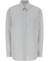 The Row - Embroidered Poplin Gavina Shirt - Lyst