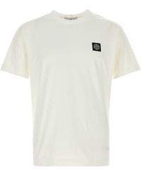 Stone Island - Cotton T-Shirt - Lyst