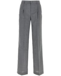 PT Torino - Grey Wool Lola Pant - Lyst